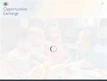 Tablet Screenshot of opportunities-exchange.org